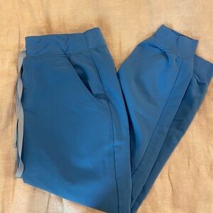 Figs Blue Track Pants & Joggers